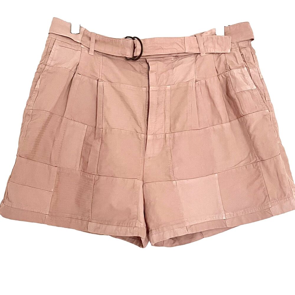 J.Crew Womens Shorts 12 Limited edition D-ring Patchwork Warm Clay Cotton NWT